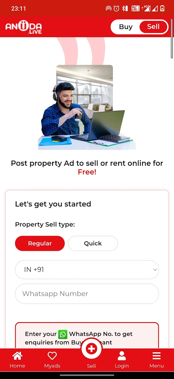Anuda Live App Mockup