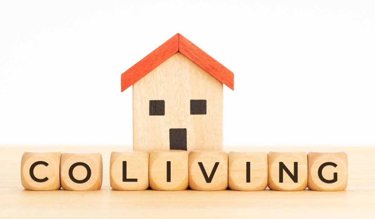 Co-living space in India with modern furniture and decor